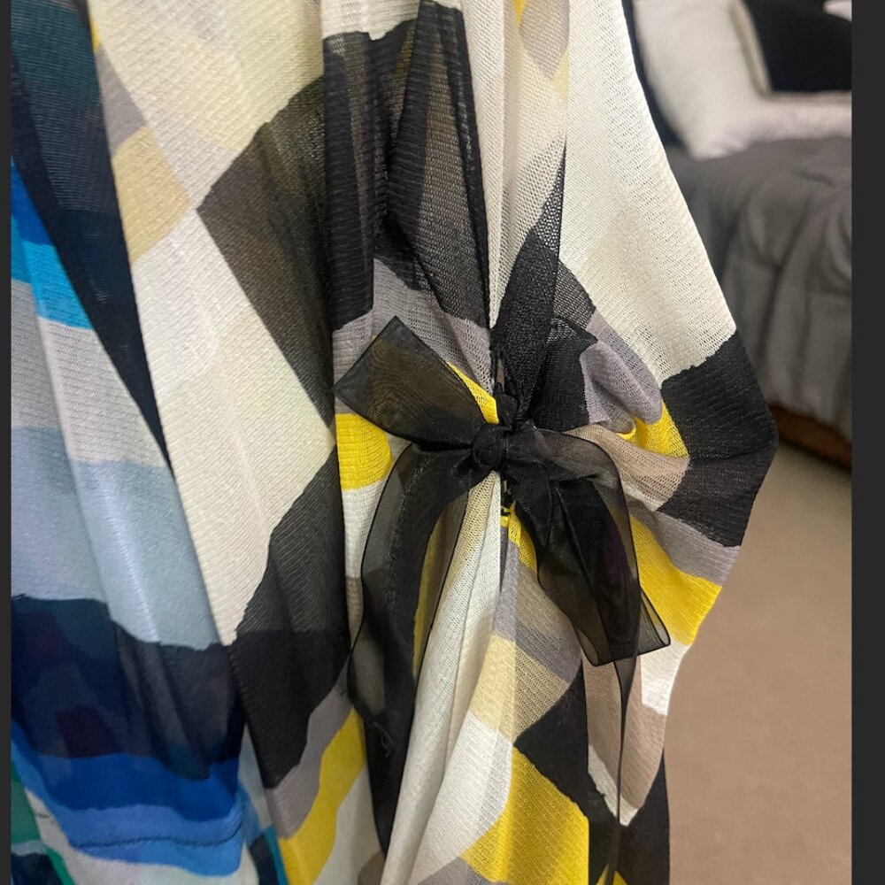 Petit Pois (Viviana G)- Geometric Combo Color Bomber Jacket - Picture 3 of 6